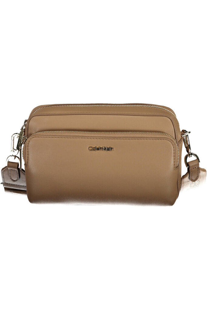 Käekott naistele Calvin Klein K60K608410_BEIGE_GEZ-8719856921194, pruun цена и информация | Naiste käekotid | kaup24.ee