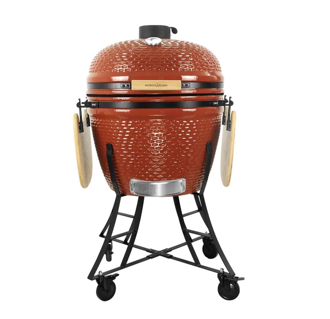 Kamado Nordgarden XXL koos lisatarvikutega 26" punane hind ja info | Grillid | kaup24.ee