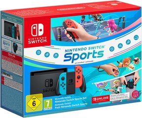 Nintendo Switch Pack Nintendo Switch Sports + 3 kuud Online hind ja info | Mängukonsoolid | kaup24.ee