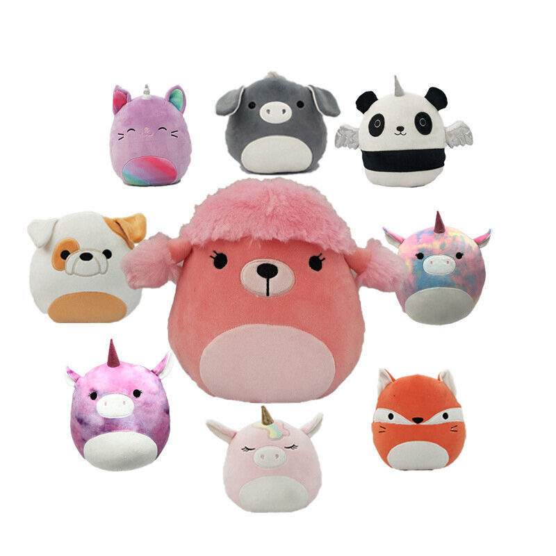 HappyJoe Squishmallows pluusi mänguasi, lilla ükssarvik, 20cm hind ja info | Pehmed mänguasjad | kaup24.ee