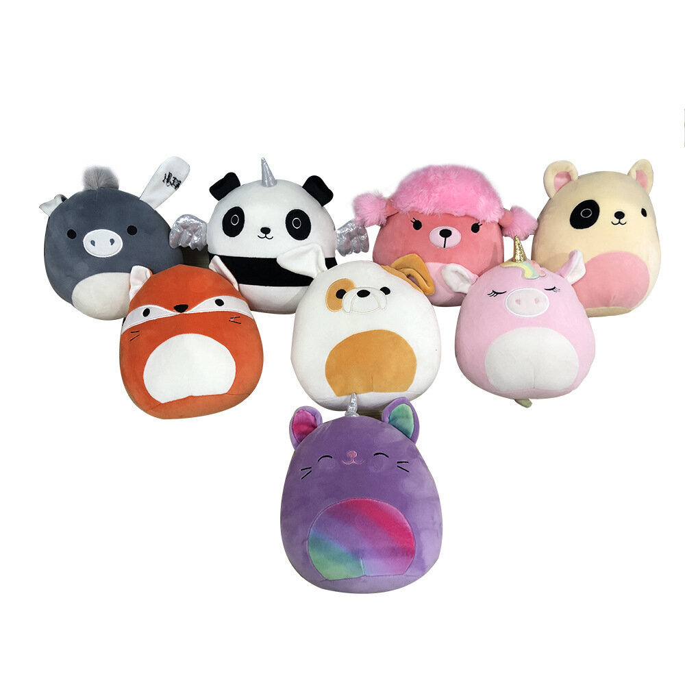 HappyJoe Squishmallows pluusi mänguasi, oranž rebane, 20cm цена и информация | Pehmed mänguasjad | kaup24.ee