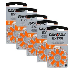 Батарейки для слуховых аппаратов Rayovac A13 (PR48) 5х8 шт. цена и информация | Батарейки | kaup24.ee