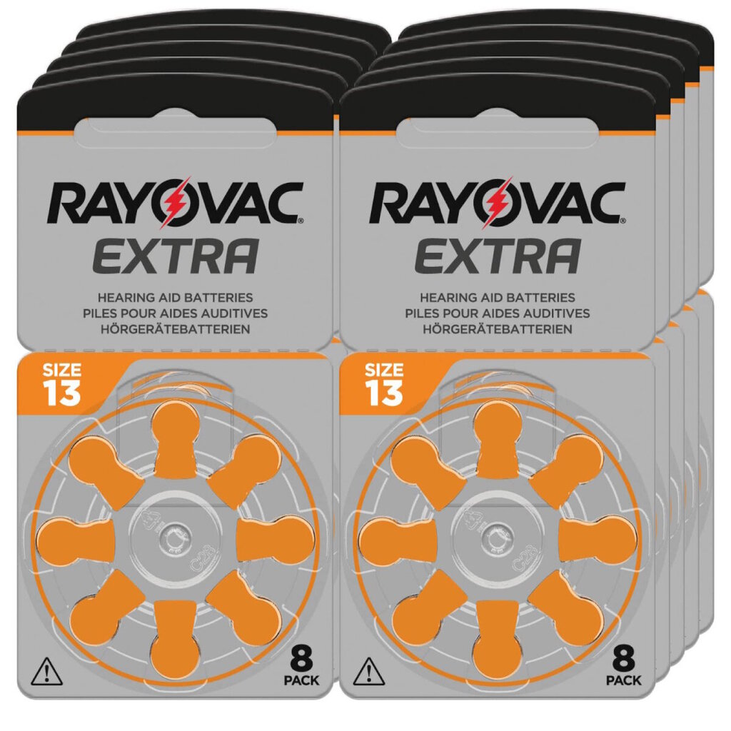 Rayovac A13 (PR48) kuuldeaparaadi patareid 10x8 tk hind ja info | Patareid | kaup24.ee