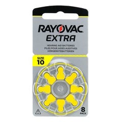 Батарейки для слуховых аппаратов Rayovac A10 (PR70) 10х8 шт. цена и информация | Rayovac Сантехника, ремонт, вентиляция | kaup24.ee