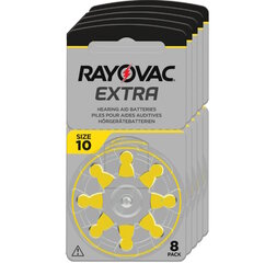 Батарейки для слуховых аппаратов Rayovac A10 (PR70) 5х8 шт. цена и информация | Батерейки | kaup24.ee