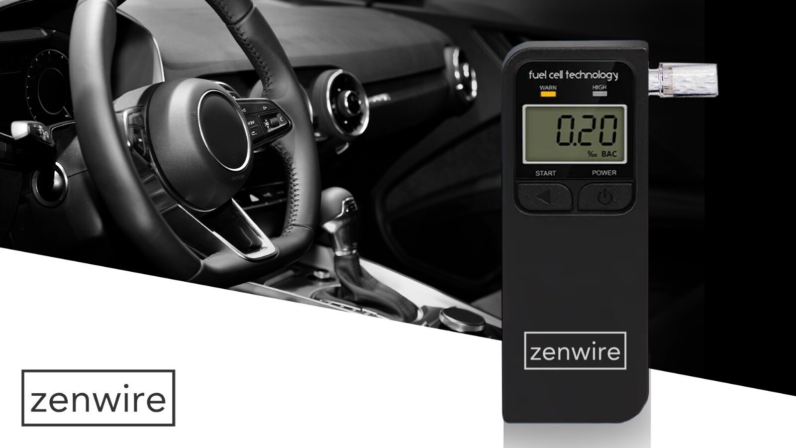 Elektrokeemiline alkomeeter Zenwire F4 vahetatavate suukorvidega hind ja info | Alkomeetrid | kaup24.ee