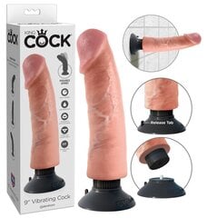 'King Cock' 9" vibreeriv dildo hind ja info | Dildod | kaup24.ee