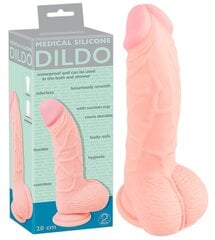 Meditsiiniline silikoon dildo 20 cm цена и информация | Фаллоимитаторы | kaup24.ee