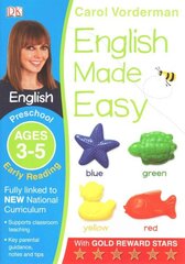 English Made Easy: Early Reading, Ages 3-5 (Preschool): Supports the National Curriculum, Reading Exercise Book, Ages 3-5 preschool цена и информация | Книги для подростков и молодежи | kaup24.ee