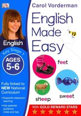 English Made Easy, Ages 5-6 (Key Stage 1): Supports the National Curriculum, English Exercise Book, Ages 5-6 Key stage 1 цена и информация | Книги для подростков и молодежи | kaup24.ee