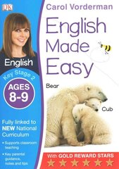 English Made Easy, Ages 8-9 (Key Stage 2): Supports the National Curriculum, English Exercise Book, Ages 8-9, Key stage 2 цена и информация | Книги для подростков и молодежи | kaup24.ee