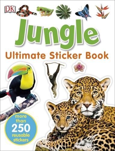 Jungle Ultimate Sticker Book hind ja info | Väikelaste raamatud | kaup24.ee