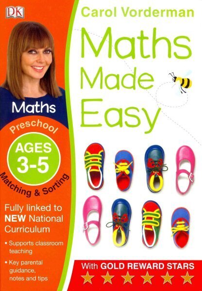 Maths Made Easy: Matching & Sorting, Ages 3-5 (Preschool): Supports the National Curriculum, Maths Exercise Book, Preschool ages 3-5 цена и информация | Noortekirjandus | kaup24.ee
