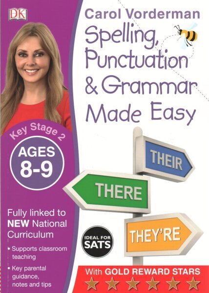Spelling, Punctuation & Grammar Made Easy, Ages 8-9 (Key Stage 2): Supports the National Curriculum, English Exercise Book, Ages 8-9 цена и информация | Noortekirjandus | kaup24.ee