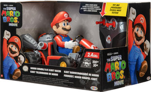 Mänguauto JAKKS Pacific RC Nintendo Super Mario цена и информация | Развивающий мелкую моторику - кинетический песок KeyCraft NV215 (80 г) детям от 3+ лет, бежевый | kaup24.ee
