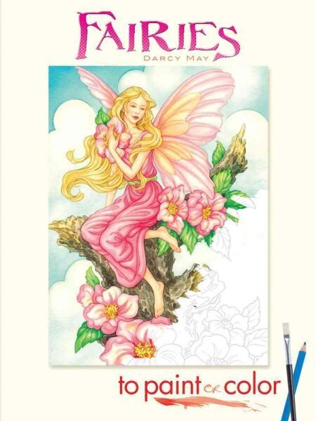 Fairies to Paint or Color hind ja info | Väikelaste raamatud | kaup24.ee