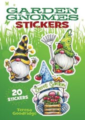 Garden Gnomes Stickers: 20 Stickers hind ja info | Väikelaste raamatud | kaup24.ee