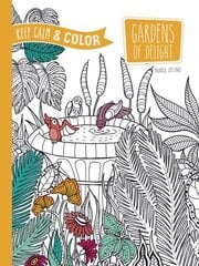 Keep Calm and Color -- Gardens of Delight Coloring Book цена и информация | Книги о питании и здоровом образе жизни | kaup24.ee