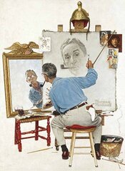 Norman Rockwell's Triple Self-Portrait Notebook hind ja info | Kunstiraamatud | kaup24.ee