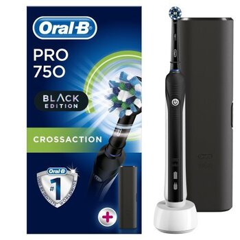 Braun Oral-B Pro750 Black edition цена и информация | Электрические зубные щетки | kaup24.ee