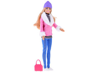 Кукла Anlily в зимней одежде и с сумочкой цена и информация | Игрушки для девочек | kaup24.ee