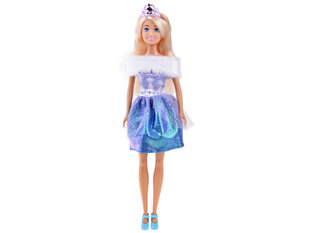 Anlily nukk lilla kleidi ja karusnahaga, 30cm hind ja info | Tüdrukute mänguasjad | kaup24.ee