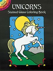 Unicorns Stained Glass Colouring Book illustrated edition hind ja info | Väikelaste raamatud | kaup24.ee