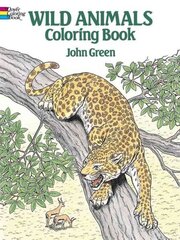 Wild Animals Colouring Book illustrated edition hind ja info | Väikelaste raamatud | kaup24.ee