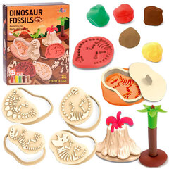 Dinosauruse fossiilide ehituskomplekt koos plastiliiniga hind ja info | Arendavad mänguasjad | kaup24.ee