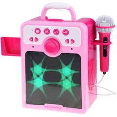 Музыкальная колонка для детей с микрофоном, розовая цена и информация | Развивающие игрушки | kaup24.ee