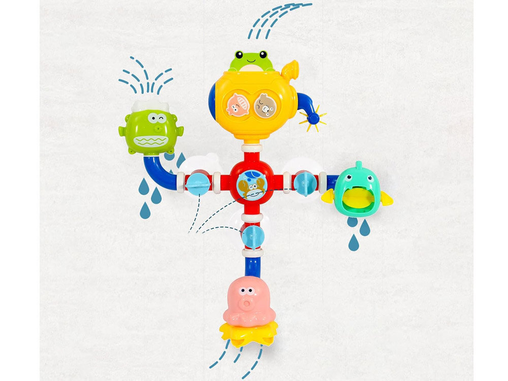 Vannitoa mänguasi, vesiveski koos iminapaga hind ja info | Imikute mänguasjad | kaup24.ee
