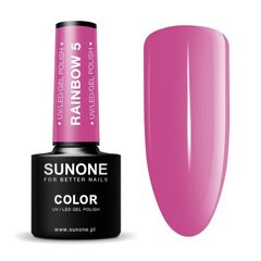 Гибридный лак SunOne 5г Rainbow 5, фиолетовый цена и информация | Лаки для ногтей, укрепители для ногтей | kaup24.ee
