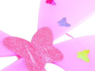 Костюм феи со светящимися крыльями и юбкой, розовый цена и информация | Карнавальные костюмы | kaup24.ee