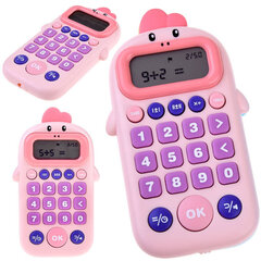 Matemaatikamängude taskuarvuti, roosa hind ja info | Arendavad mänguasjad | kaup24.ee
