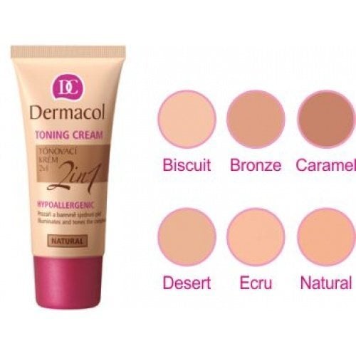 Dermacol Toning Cream 2in1 niisutav näokreem ja meigipõhi 50 ml hind ja info | Näokreemid | kaup24.ee