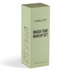 Meigipintslite komplekt Inglot, 6 tk, roheline hind ja info | Meigipintslid, -käsnad | kaup24.ee