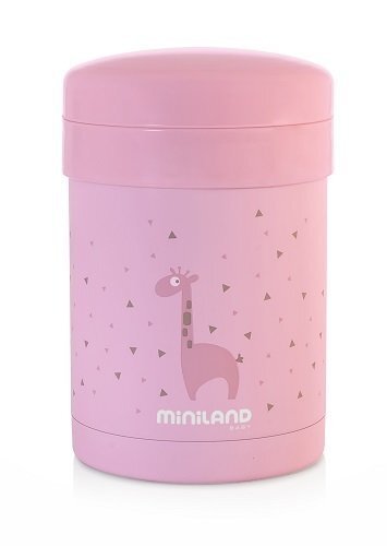 Toidutermosed Miniland, 700 ml, kahe kausiga, roosa цена и информация | Termosed, termokotid | kaup24.ee