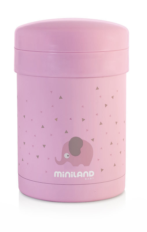 Toidutermosed Miniland, 700 ml, kahe kausiga, roosa hind ja info | Termosed, termokotid | kaup24.ee