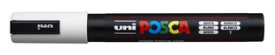 Marker UNI Posca PC-5M, valge (1) hind ja info | Kirjutusvahendid | kaup24.ee