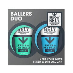 Intiimpesugeel meestele Below the Belt Fresh Ballers Duo, 2x75 ml hind ja info | Intiimhügieeni tooted | kaup24.ee