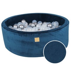 Ümmargune pallidega bassein MeowBaby, 200 palli, sinine цена и информация | Игрушки для малышей | kaup24.ee