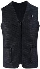 Soojendusega vest meestele, must hind ja info | Meeste vestid | kaup24.ee