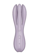 Вибратор Satisfier Threesome 2, фиолетовый цена и информация | Вибраторы | kaup24.ee