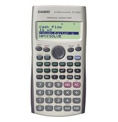 Калькулятор Casio FC-100V-S, серый цена и информация | Смягчает воду и защищает Вашу посудомоечную машину от извести. | kaup24.ee