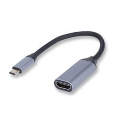 RoGer Adapter USB-C to HDMI 4K@30Hz / 20cm цена и информация | Адаптеры и USB-hub | kaup24.ee
