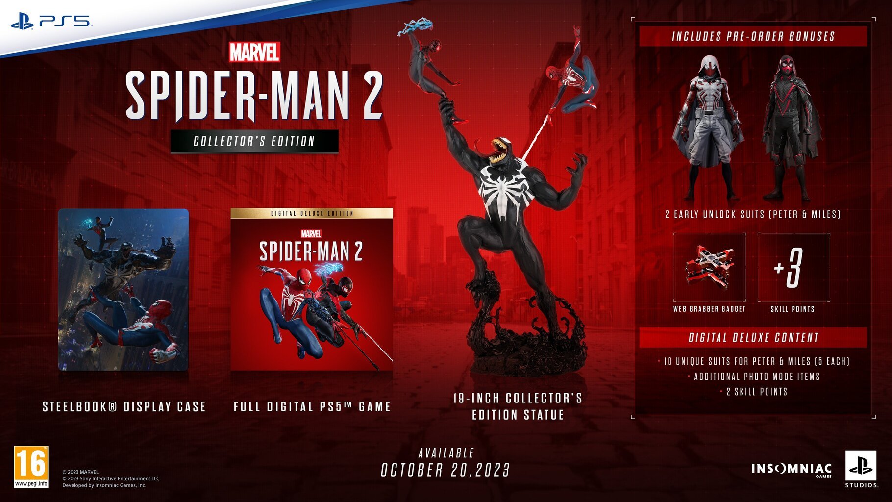 Marvel's Spider-Man 2 Collectors Edition hind ja info | Arvutimängud, konsoolimängud | kaup24.ee