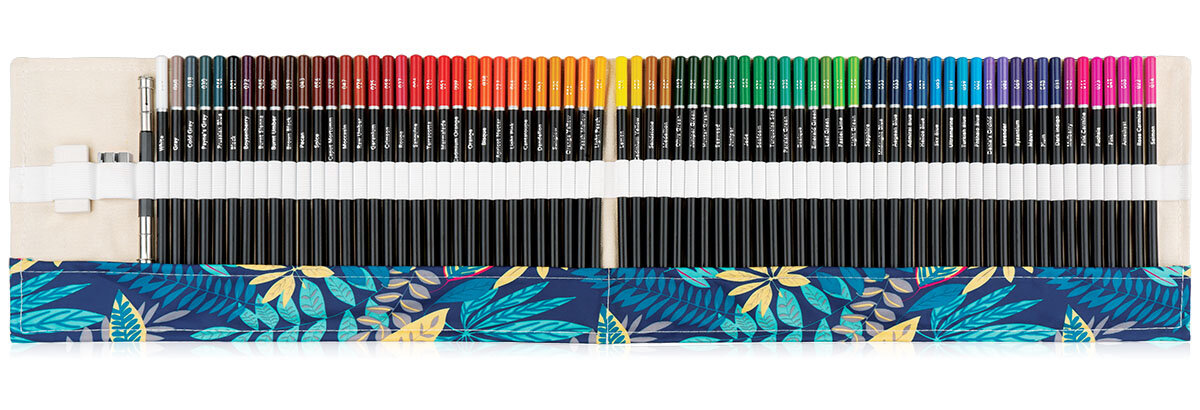 Värviliste pliiatsite komplekt Ragi, 76 tk hind ja info | Kunstitarbed, voolimise tarvikud | kaup24.ee