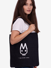 Большая женская сумка из ткани Shelovet черного цвета цена и информация | Женские сумки | kaup24.ee