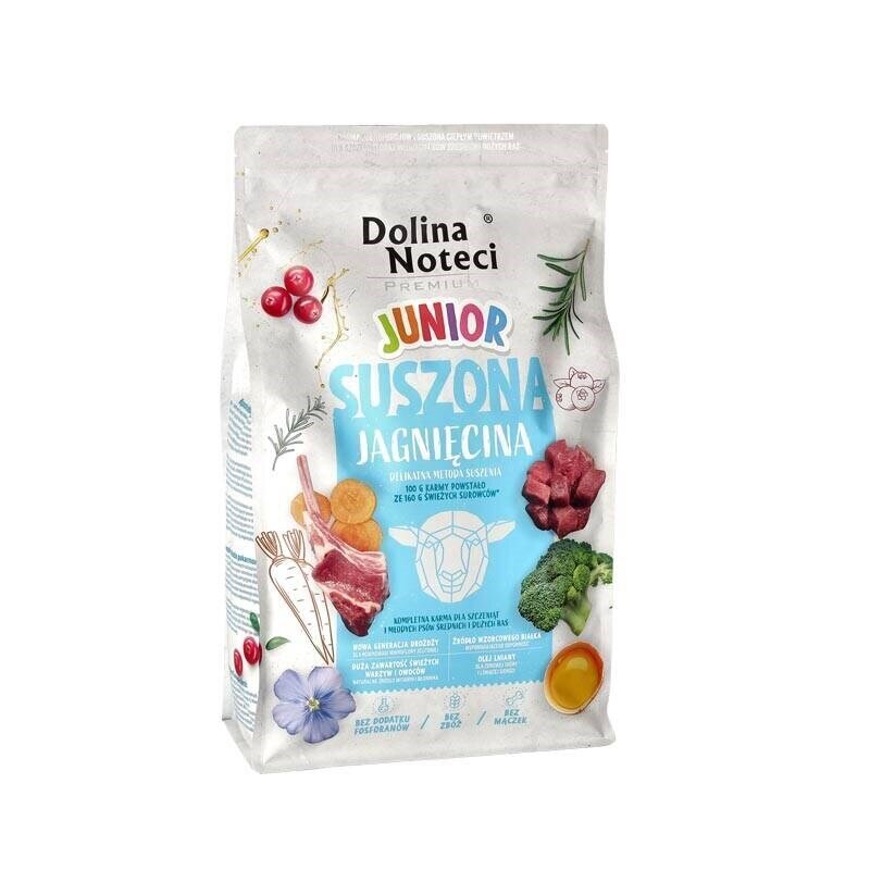 Dolina Noteci Premium Junior noortele koertele lambalihaga, 4 kg hind ja info | Kuivtoit koertele | kaup24.ee