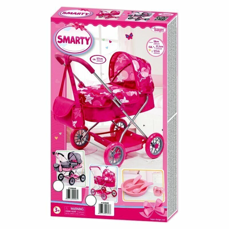 Nukukäru Bayer Design Smarty hind ja info | Tüdrukute mänguasjad | kaup24.ee